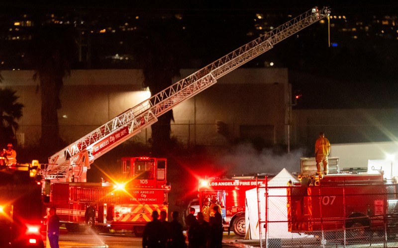 3 people killed when NBC and Telemundo news helicopter crashes while covering LA bus collision