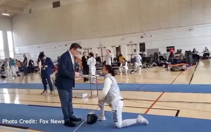 Women athletes support Turner as college fencer refuses to compete against male