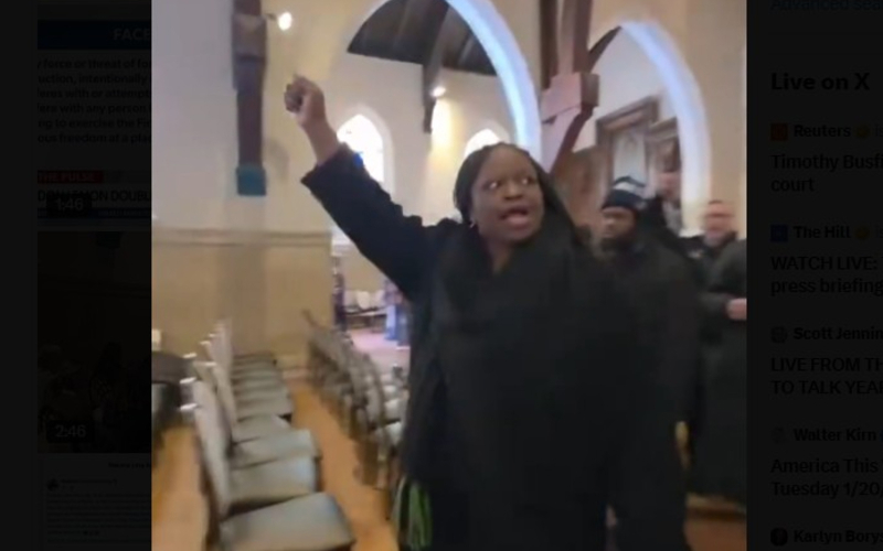 DOJ makes good on vow to arrest mob that stormed into church