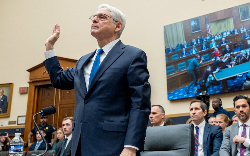 Garland proclaims ignorance and innocence about 'lawfare' against Trump