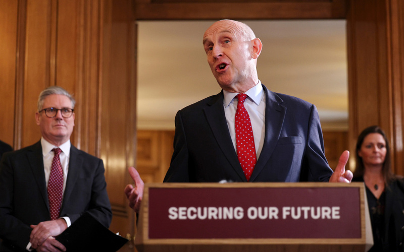 UK defense secretary resigns, saying the government is not spending enough on the military