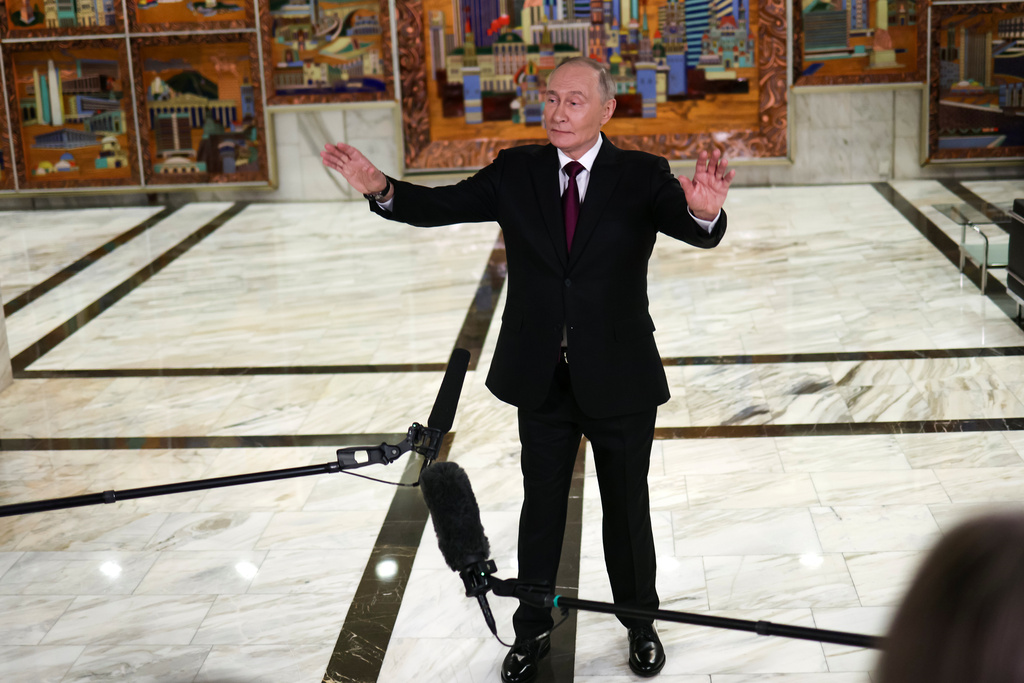 Putin accuses Europeans of sabotaging peace efforts in Ukraine