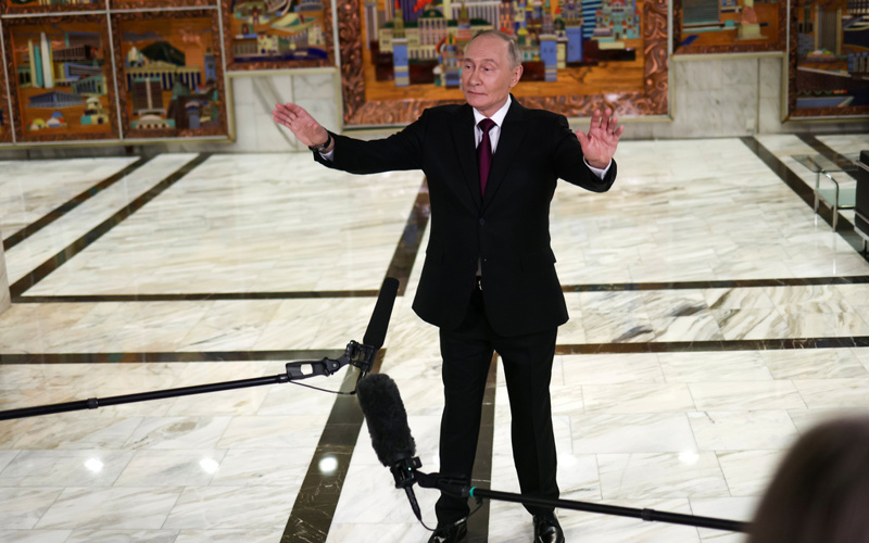 Putin accuses Europeans of sabotaging peace efforts in Ukraine