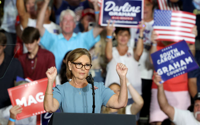 Trump urges South Carolinians to make Sen. Darline Graham the GOP nominee for US Senate