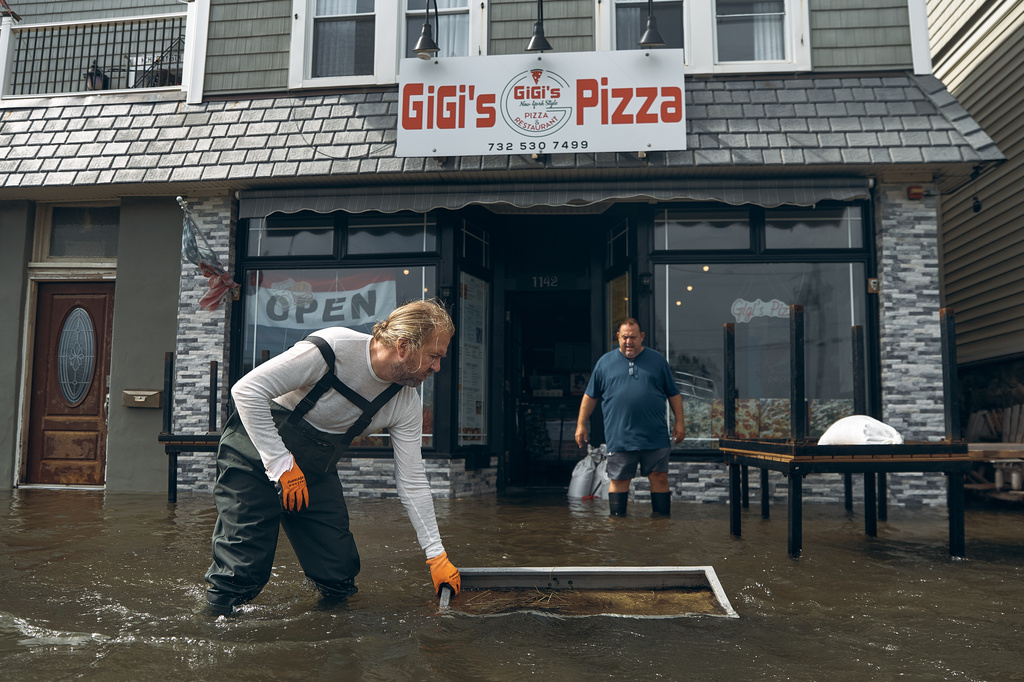 Powerful nor’easter floods Northeast again