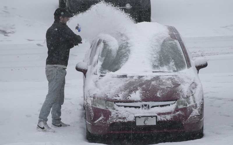 Winter blast of snow, ice and bitter cold grips the US from the Midwest to the East Coast