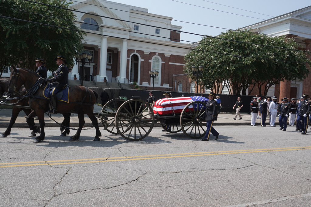 Lindsey Graham returns home one last time for his funeral in South Carolina