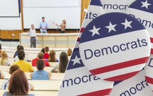 Is it coincidence that socialist voters are closely tied to those with college degrees?