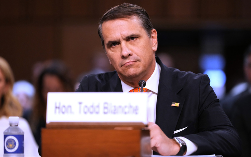 Trump floats pulling Blanche's nomination for attorney general