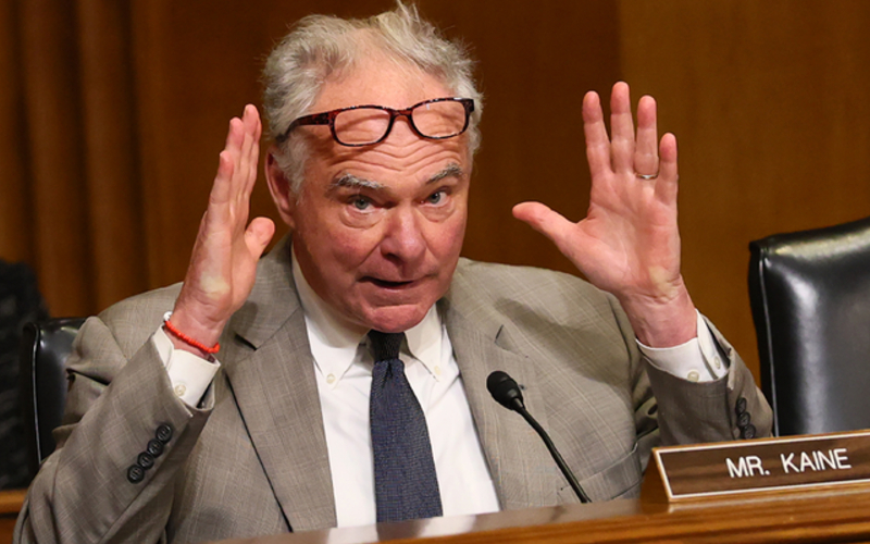 Kaine's determined mutiny in line with Democrats' focus on defeatism