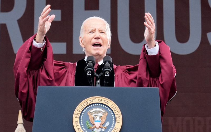 Man famous for 'you ain't black' tells graduates you ain't got a chance