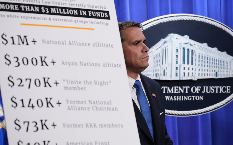 Southern Poverty Law Center charged with defrauding donors