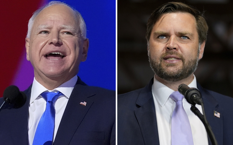 JD Vance and Tim Walz set to face off in their vice presidential debate