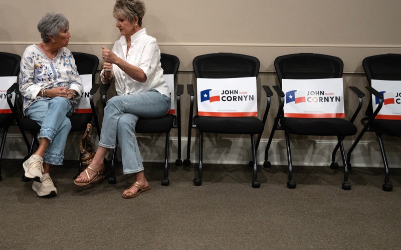 Cornyn and Paxton flood Texas airwaves in final day of GOP Senate runoff