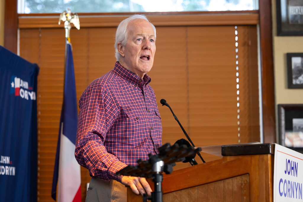 Texas GOP Sen. Cornyn tries to hold his seat while far-left Democrats face off for Senate