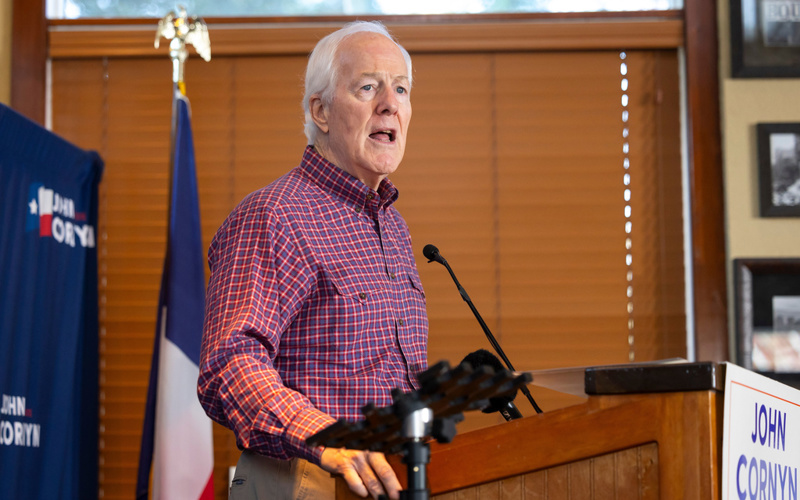Texas GOP Sen. Cornyn tries to hold his seat while far-left Democrats face off for Senate