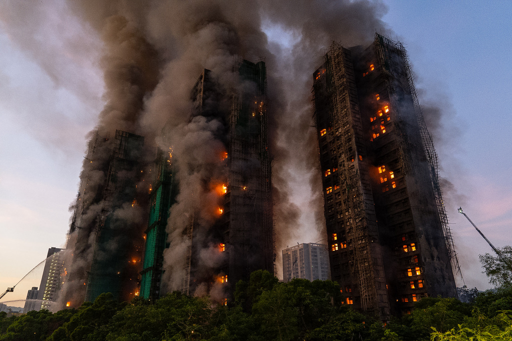 Hong Kong high-rise fire leaves at least 36 dead, 279 reported missing