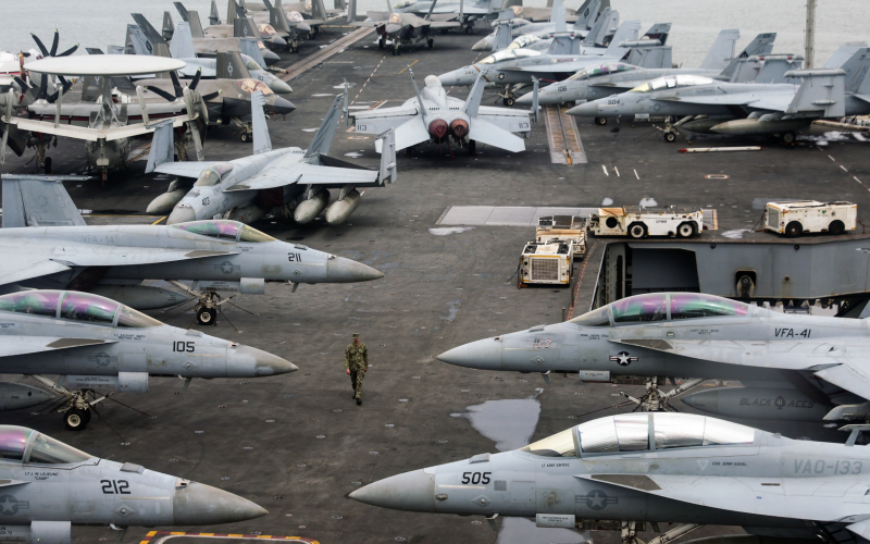 U.S. supercarrier steaming to scene where Trump gave mixed signals to regime and 'Iranian Patriots'