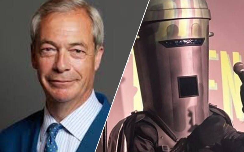 Could man wearing trash can actually win open British Parliament seat?