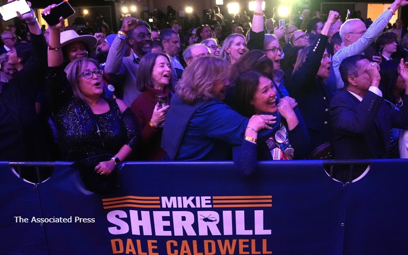 Sherrill holds off Ciattarelli challenge to win in New Jersey
