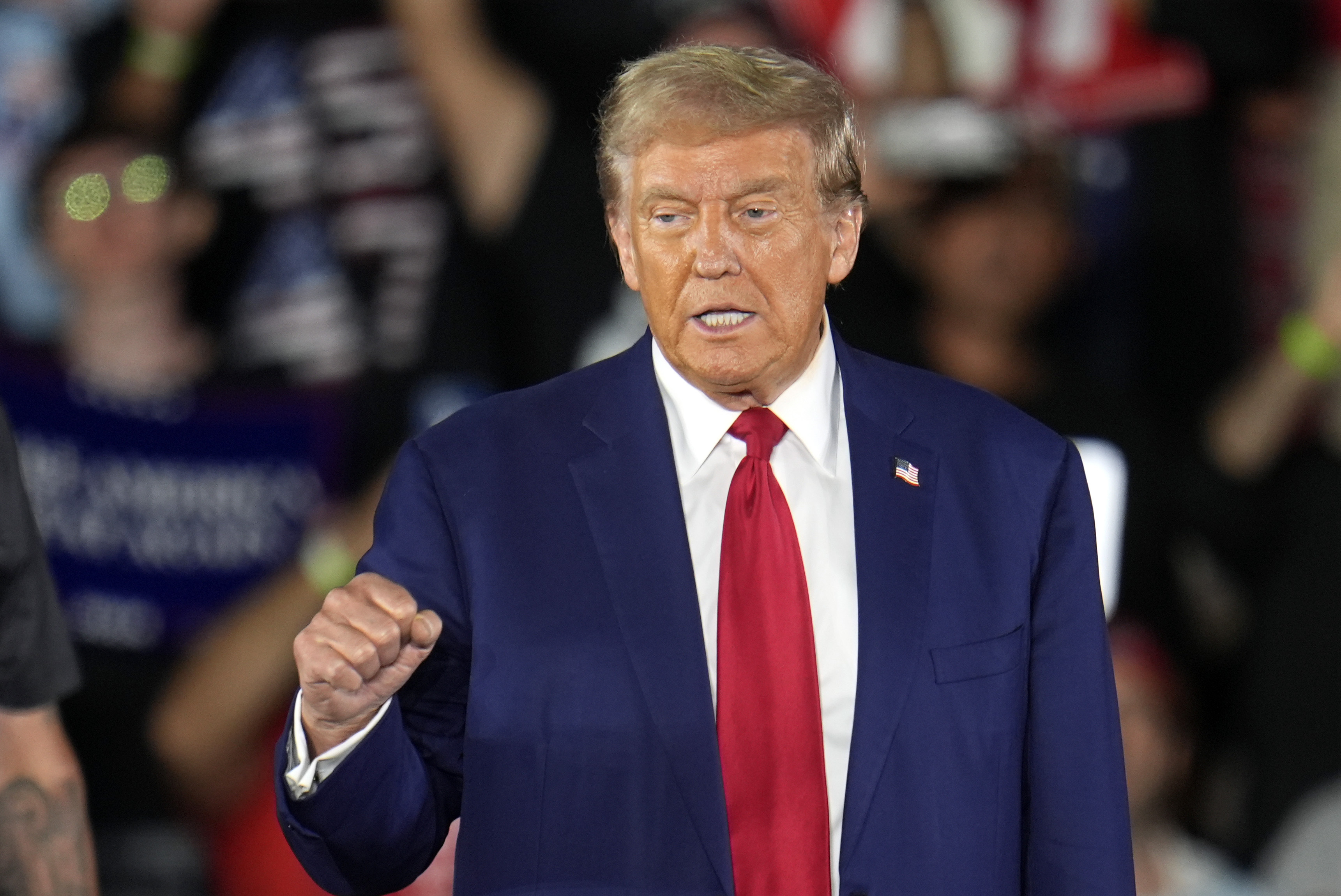 Trump is set to respond to Harris on immigration during his visit to a small Wisconsin town