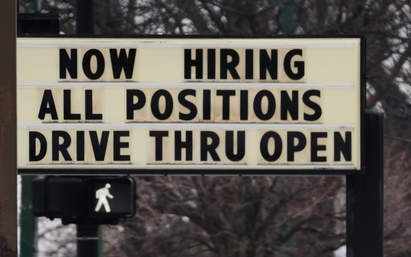 Surge of 130,000 US hires last month