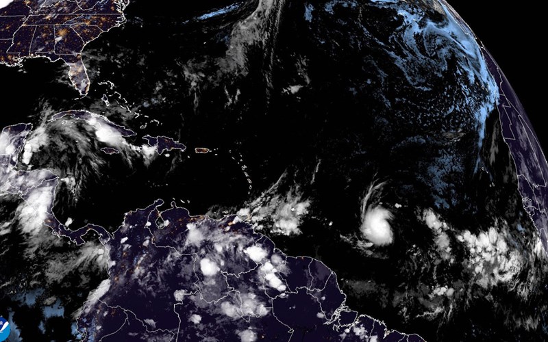 Tropical Storm Beryl swirls toward southeast Caribbean and threatens to strengthen into hurricane