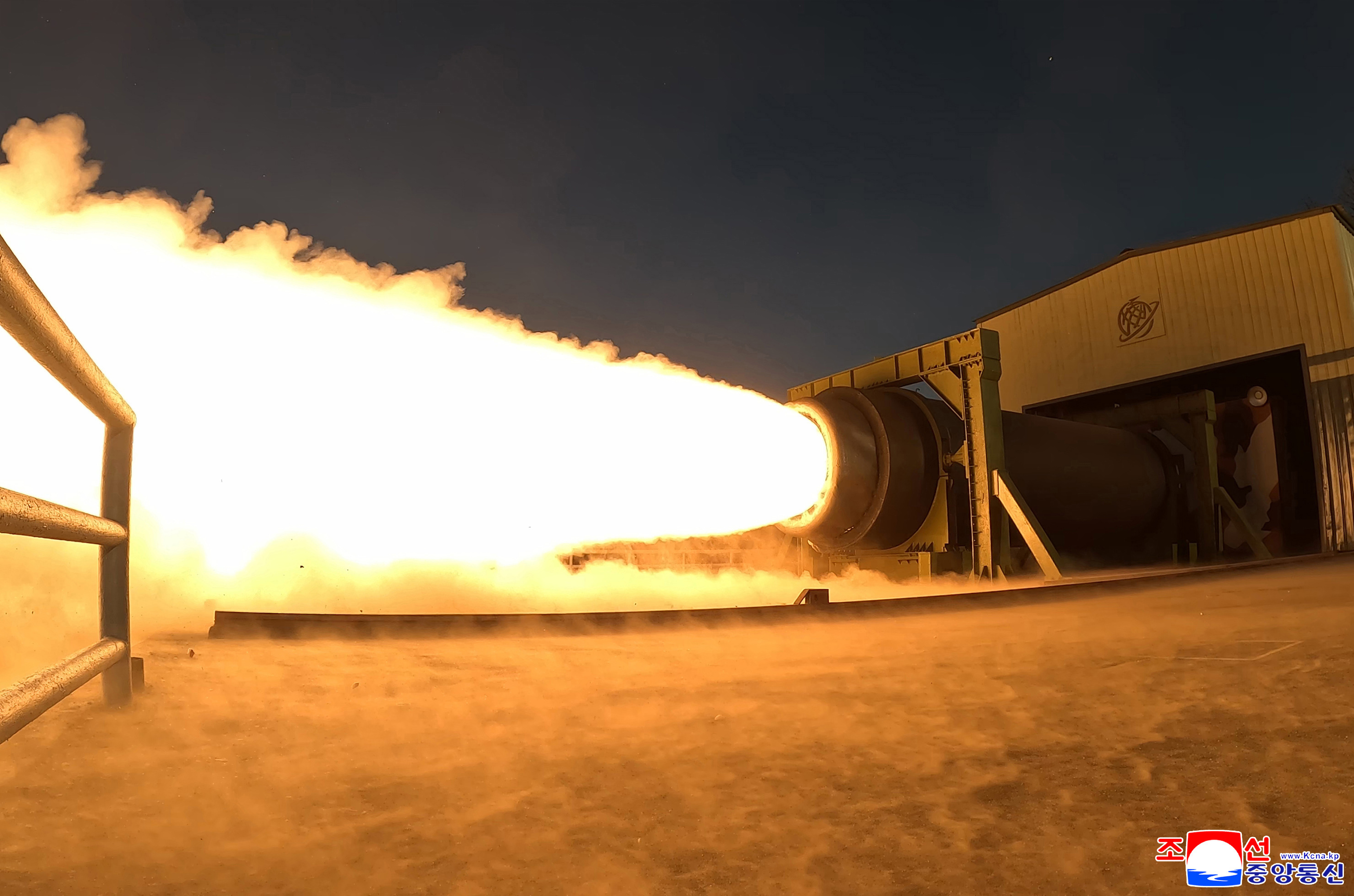 North Korea conducts engine test for missile capable of targeting US mainland