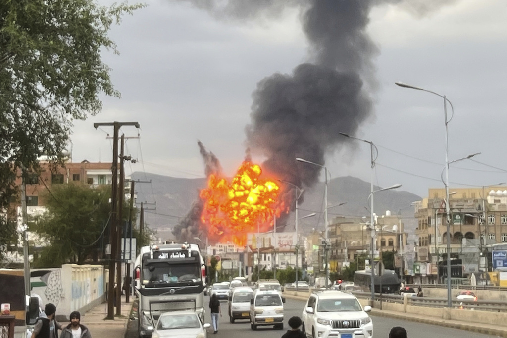 Israeli airstrikes on Yemen kill at least 35 people, Houthi officials say