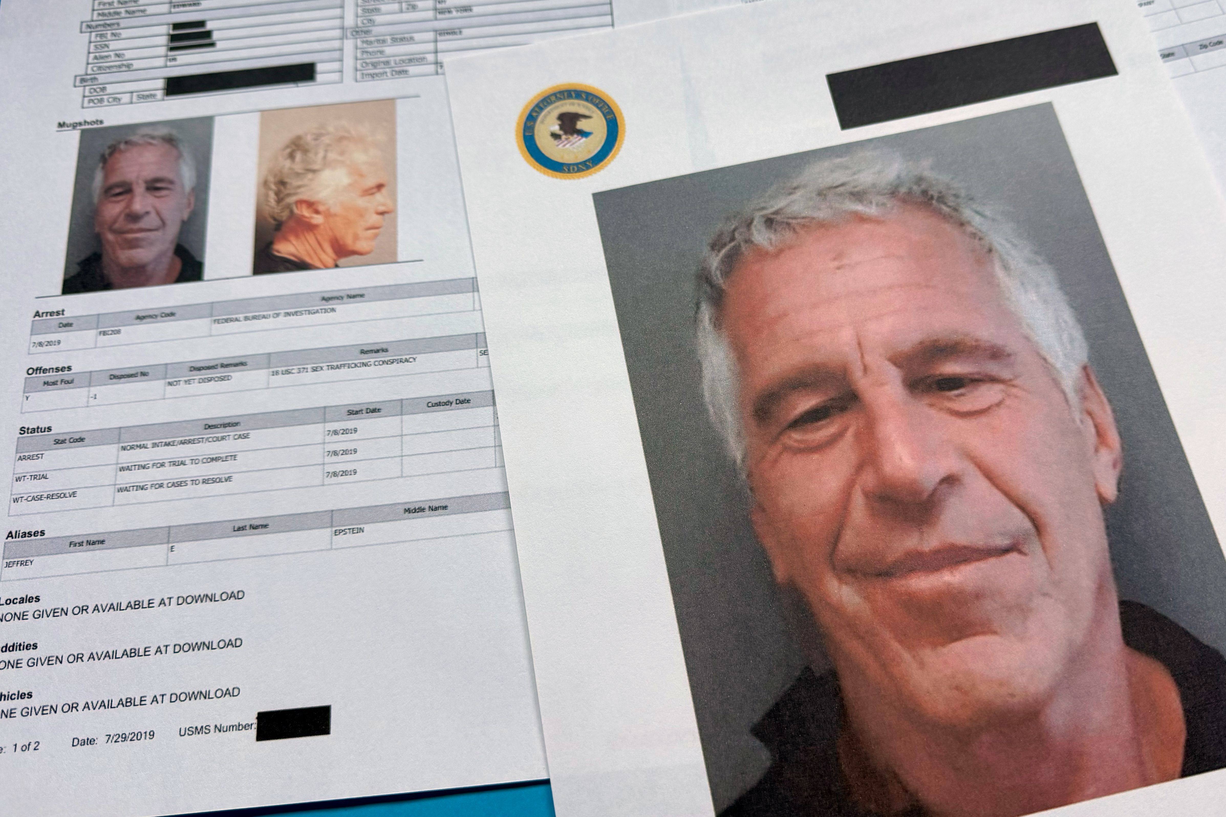 Justice Department says members of Congress can't intervene in release of Epstein files