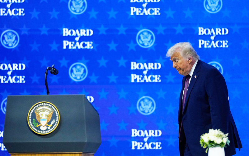 Trump gathers members of Board of Peace for first meeting