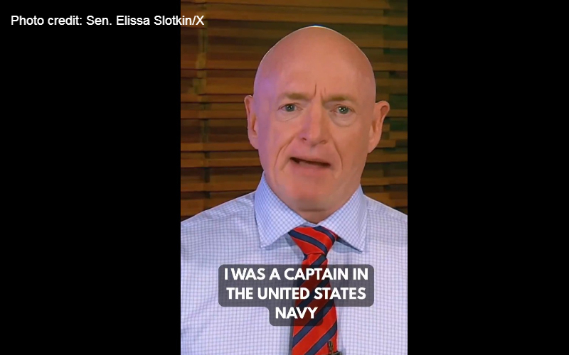 Sen. Kelly, retired Navy vet, singled out among 'Seditious Six'