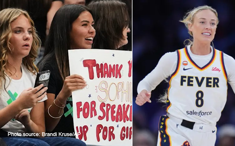 Cunningham defends teen girls who attended game to defend her