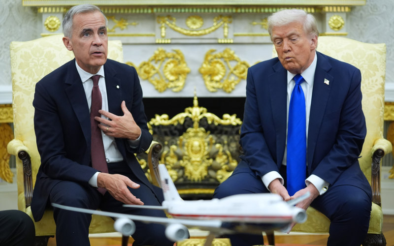 Trump and Canadian P.M. Carney exchange fighting words over Canadian sovereignty